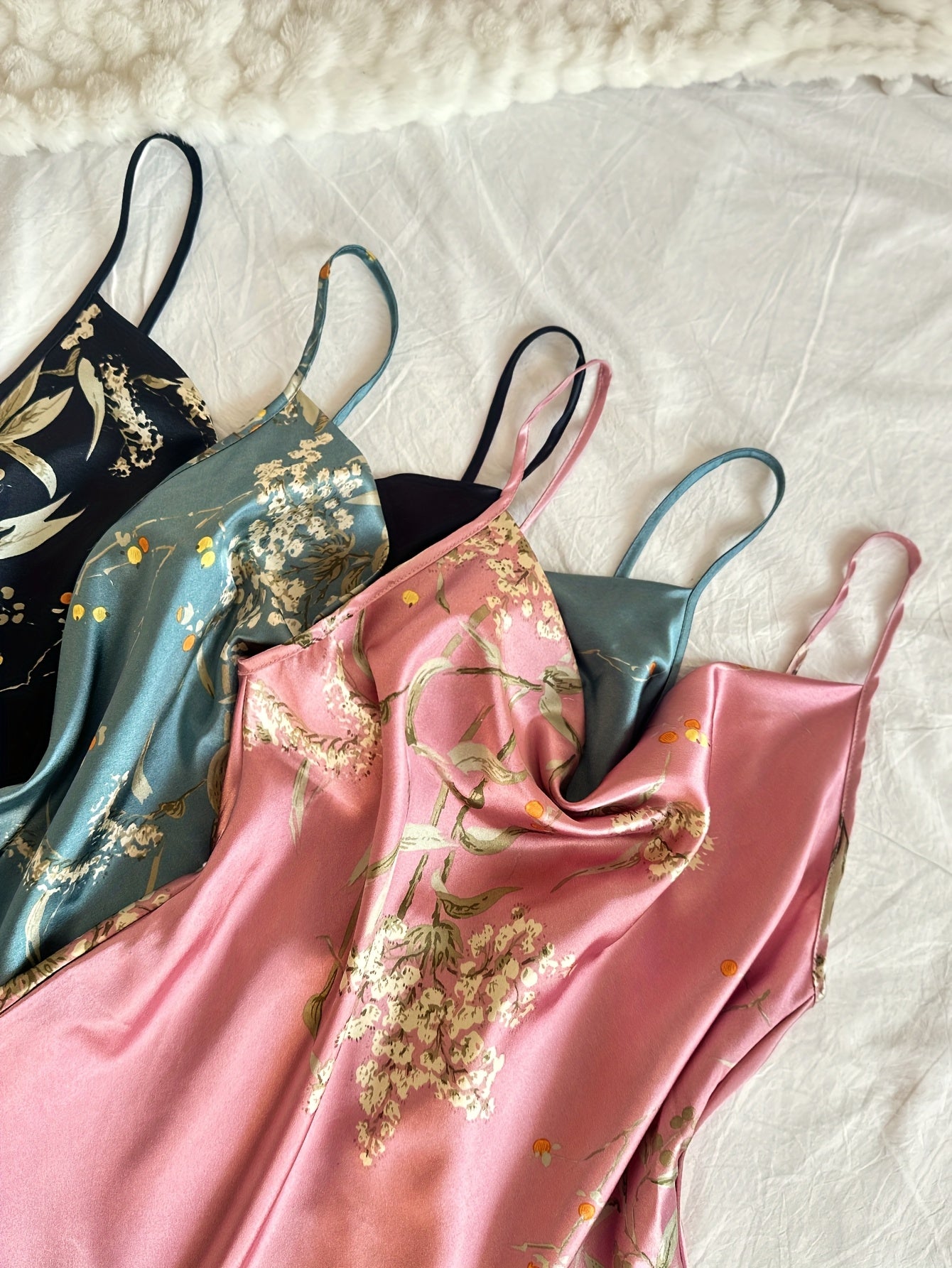 [Ruffled Collar Pajama] 6pcs Four Seasons Ruffled Collar Suspender Pants and Pajama Set