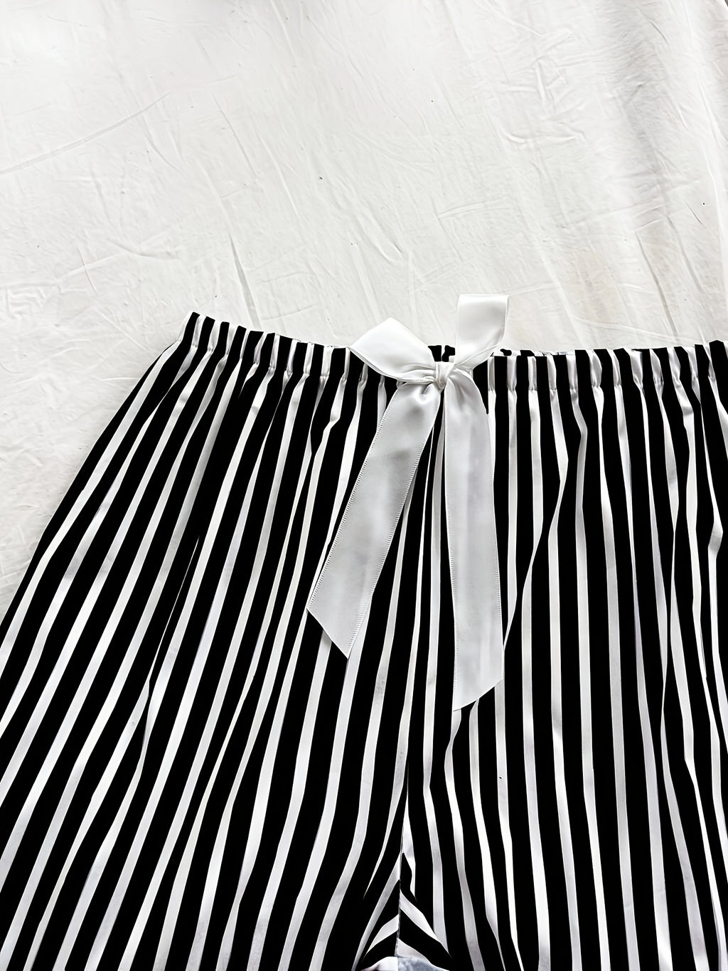 Simple Letter Pattern Women's Pajama Three-Piece Set